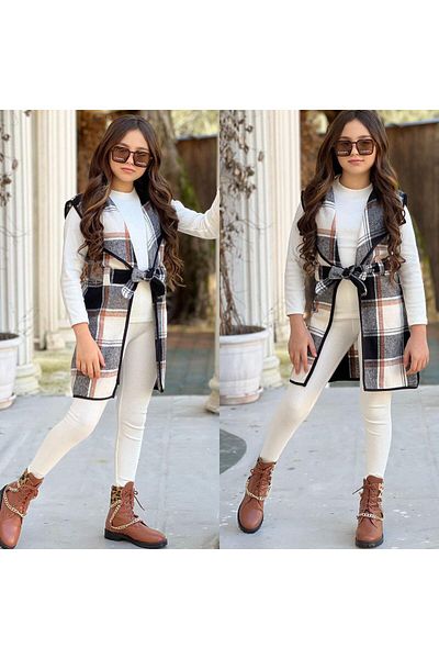 Kids Triple Odunku Combo with Vest for Girl - Holiday
