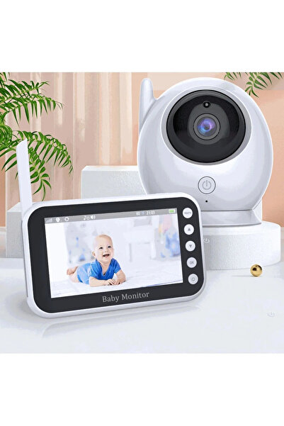 MATECHNO LCD Ekranlı Gece Görüş Bebek Bakıcı Monitörü Bebek İzleme Kamerası O...