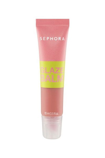 SEPHORA COLLECTION Glaze Balm 01 Bubblegum Pop - Shimmer Shine Color Lip Balm (15 ml)