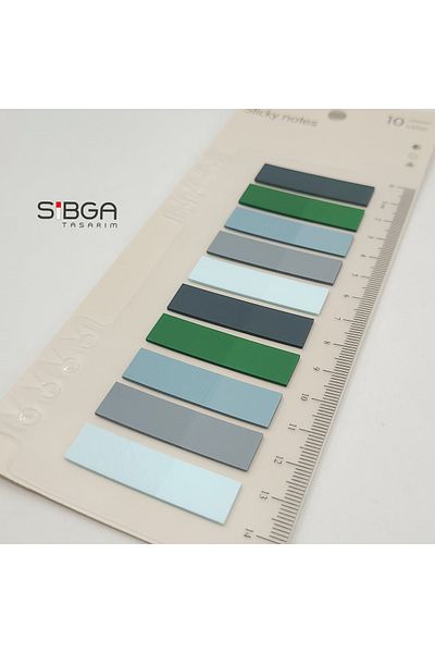 sibga tasarım Transparent Colored Postit Post-it Post ItBookmark Bookmark Postit Sticker Note Paper 200 Sheets