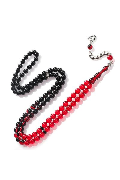 TESBİHCİBABA Prayer Grains Colored Straining Amber Prayer Rosary