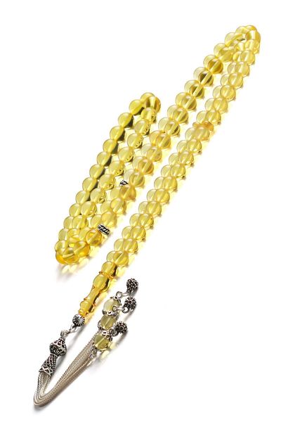 TESBİHCİBABA Damla Amber Prayer Rosary - Praying Grains Size Filter