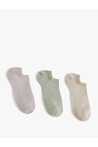 Koton Set de șosete de bază din 3 piese, multicolore