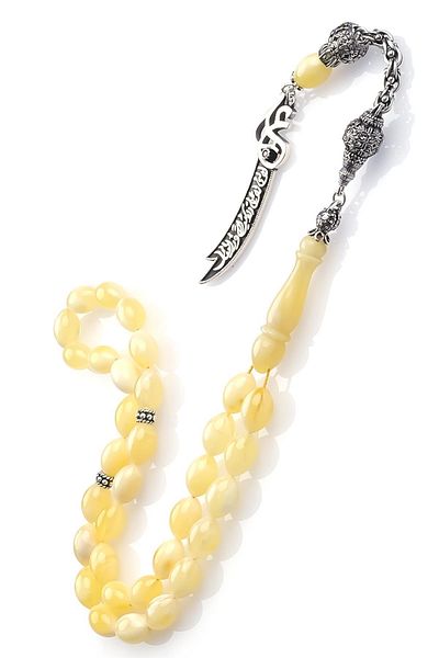 TESBİHCİBABA Premium Class Kaliningrad Sulfikar Damla Amber Rosary
