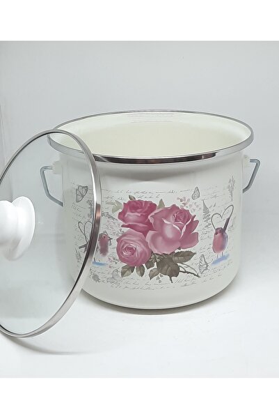 Avşar Enamel House 20 cm 4 Liter Enamel Copper