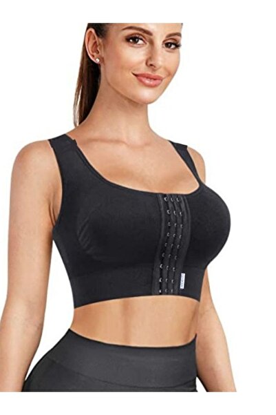 LIEBERMANN حمالة صدر ضاغطة، حمالة صدر جراحية جمالية، حمالة صدر طبية، فتحة أمامية، بدون دعم بدون أسلاك داخلية