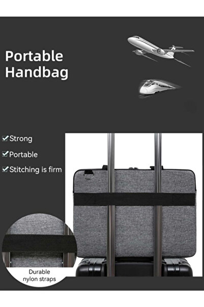 the modawest Τσάντα για φορητό υπολογιστή 13-14-15,6-16,1 ιντσών συμβατός χαρτοφύλακας