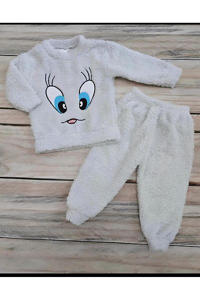 ribana Winter Children's Plush Set - Chick Soft Fleece Set