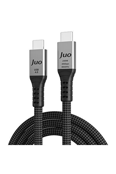 Juo USB 4.0 240W 40Gbps Thunderbolt 4 8K 60Hz USB-C Görüntü Aktarım ve Type-C...