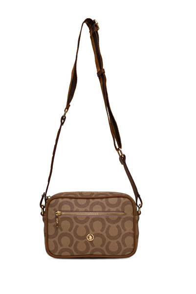 U.S. Polo Assn. K.Beige Women's Messenger Bag Us24211