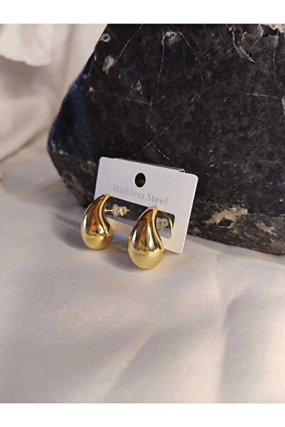 NKIE JEWELS Bottega Küpe Çelik