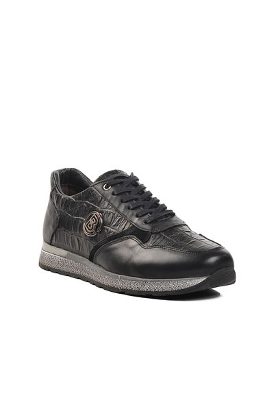 AYAKMOD Black Men's Casual Shoes