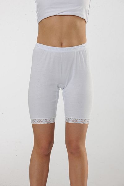 Hmd 6 Pcs Women Rib Above Knee Plus Size Long Women's Panties Comfortable Fit 100% Cotton