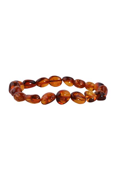 Zeynep Büyükbay Red Healing Amber Bracelet