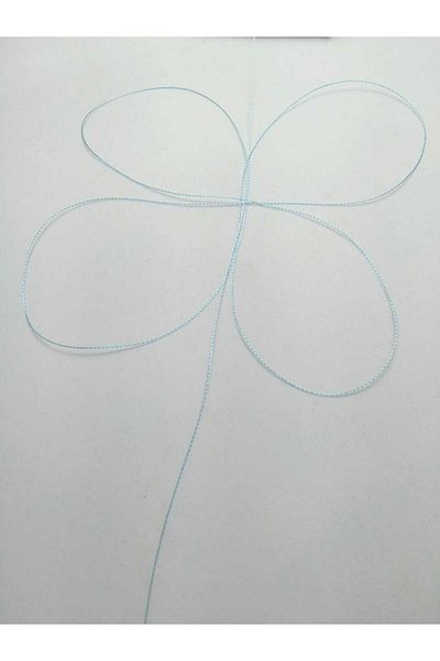 Eskişehir hobi sanat 60 de metri Snur pentru mărgele de rugăciune albastru turcoaz - 0,2 mm cel mai subțire design