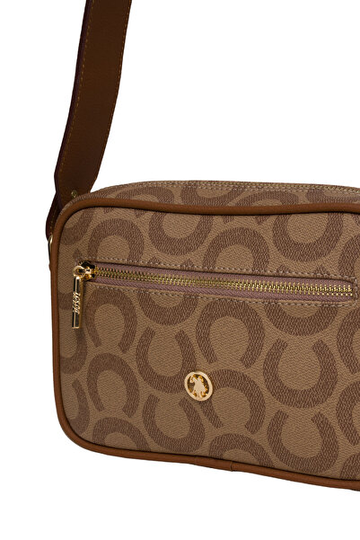 U.S. Polo Assn. K.Beige Women's Messenger Bag Us24211