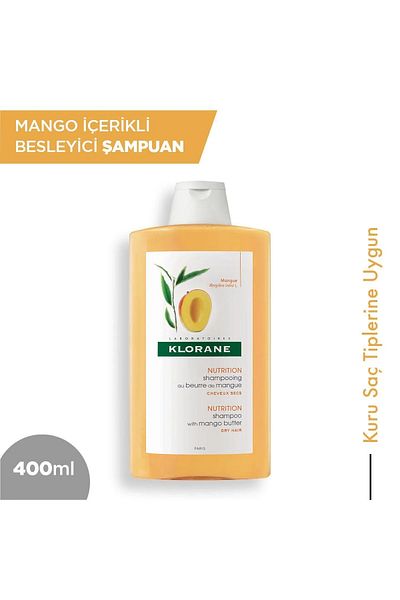 Klorane Nourishing Shampoo with Mango 400 ml