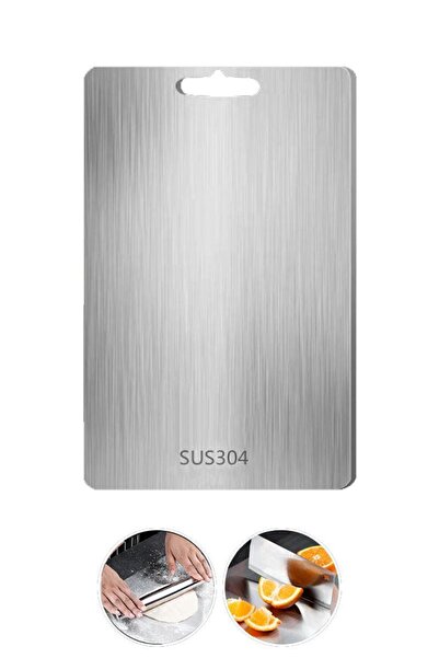 Chavin 46X30 Antibacterial Large Cutting Board - 304 Thick Steel Chopping Cin859