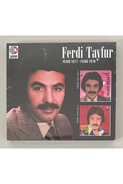 Plakevi İzmir Ferdi Tayfur Ferdi 1977 - Ferdi 1978 Çift Cd (JELATİNİNDE SIFIR...