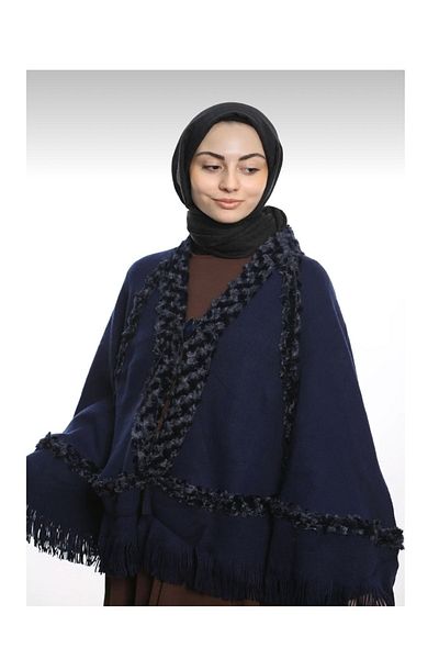 eslem butik Mother Winter Furry Poncho