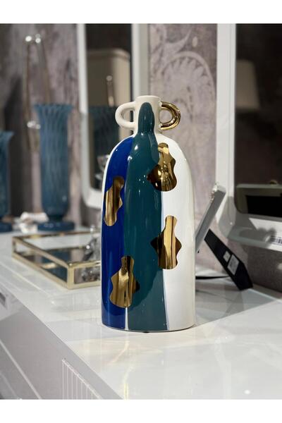 Evdema Vitale Ceramic Polka Dot Small Vase 19*19*24 cm Ak.Kd0019