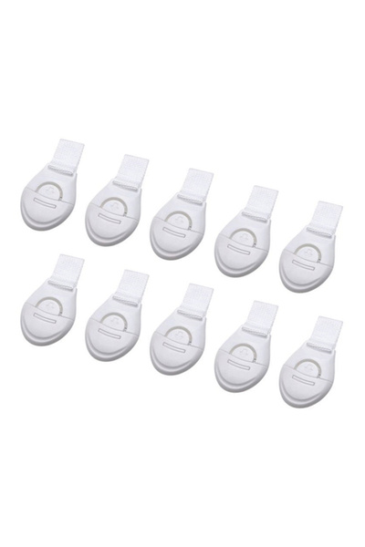 Generic 10pcs child safety locks for doors/cabinets/closets/toilet multi-purpose