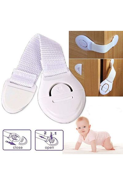 Generic 30pcs Durable Baby Safety Door Locks Set with Buckle Design