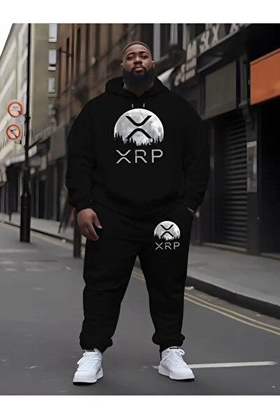 LORVANIY Xrp Printed Unisex Oversize Tracksuit Set
