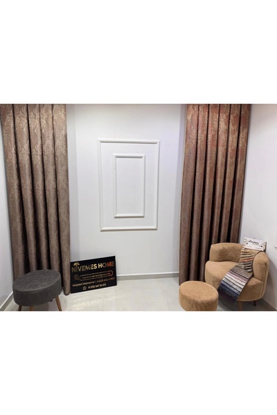 NİVEMESHOME PERA V-5302 1/3 SIK PİLELİ FON PERDE APM