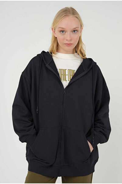 CMZ COLLECTİON سترة نسائية كاجوال مدخنة موديل أساسي بسحاب