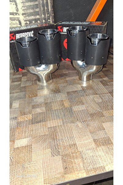 Akrapovic M LOGOLU ÇİFTLİ EGZOZ UCU