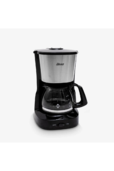 Ugine ماكينة صنع القهوة - 650 مل - 600 واط - أسود وفضي