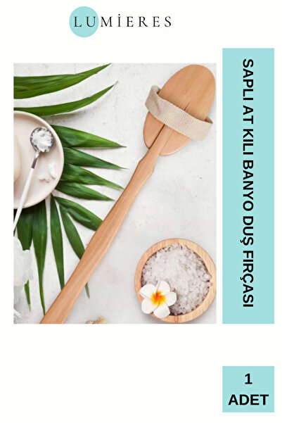 Lumieres فرشاة استحمام طويلة لتدليك الجسم ناعمة وطبيعية 100% مضادة للسيلوليت ...