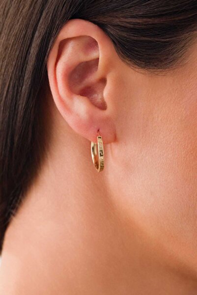 Zeynepli gold & jewelry 14 Ayar Altın L VRSCE Küpe