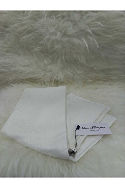 Eşarpevi %100 ipek kaşmir Salvadore krem şal