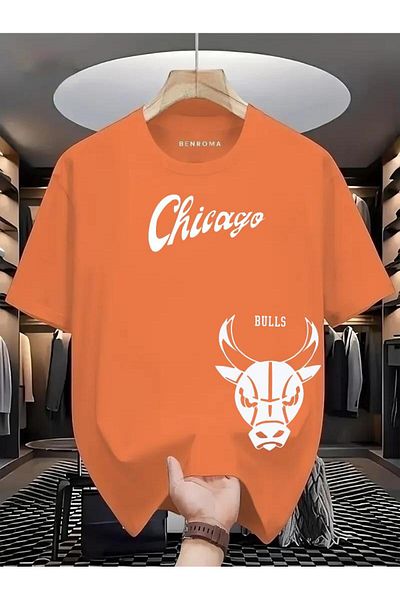 BENROMA При покупка на 6 или повече броя, 1 продукт е подарък - тениска с щампа на Chicago Bulls Oversize.