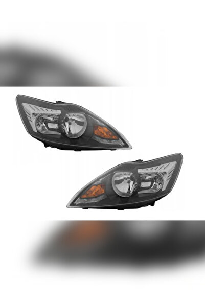 HMPX PARTS Ford Focus MK2.5 (2008-2011) Uyumlu Siyah Sağ Sol Takım Far İthal