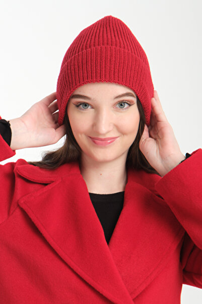 Wega Moda Winter Knitwear Beanie - Classical Women's Beanie with Twill Knit and Woven, Std Plate