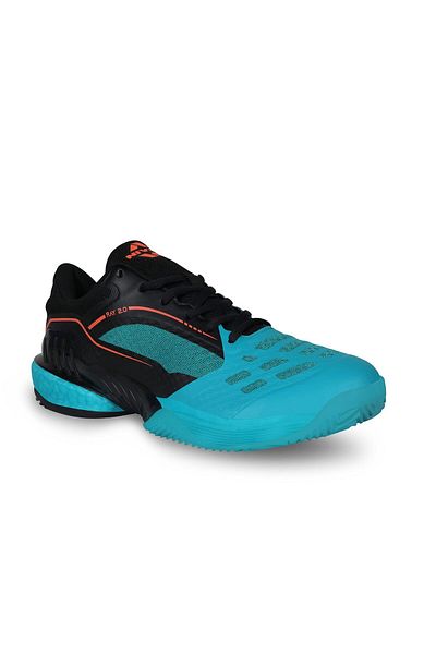 Nivia Ray 2.0 Tennis Shoes |turquoise/black, 9 Uk/ 10 Us/ 43 Eu | Lightweight, Comfortable Fit