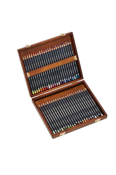 Derwent Procolour 48 Pieces Wooden Box - Dry Paint Pen