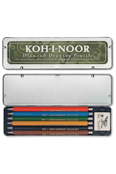 Koh-i Noor 6lı Versatil Kalem Seti - Diamond Drawing Pencils 5217
