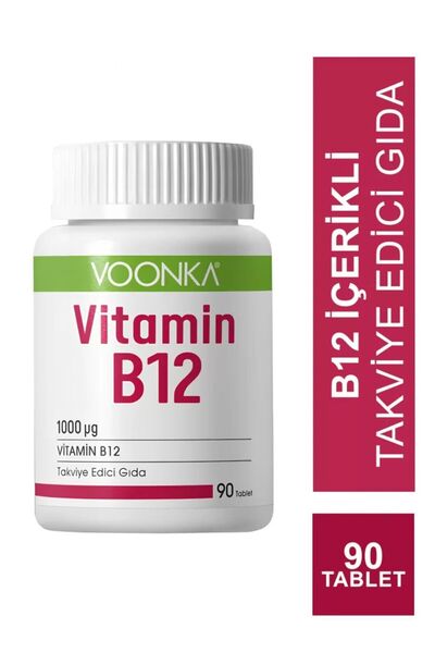 Voonka Vitamin B12 1000 Mcg 90 Tablet