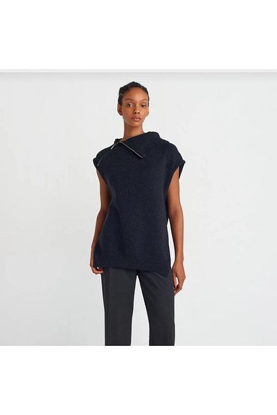 Özgürbutik Collar Detailed Knitting Sweater