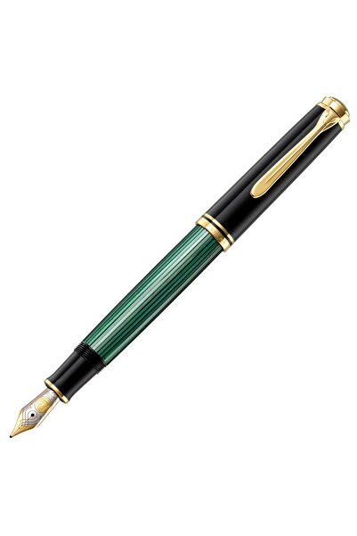 Pelikan Souverän M800 Dolma Kalem F Uç Yeşil Siyah