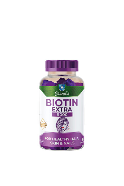 Grandis كبسولات بيوتين اكسترا 5000 60 كبسولة