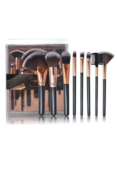 Chavin 8 Pieces Makeup Brush Set - Blush, Foundation, Shadow Powder Brush - Cin824Sy