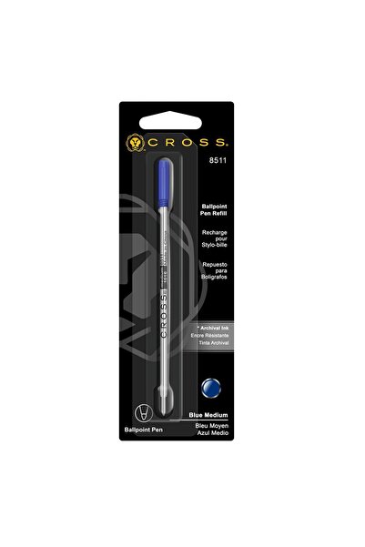 Faber Castell Cross Tükenmez Kalem Refili Medium Uç Mavi 8511D