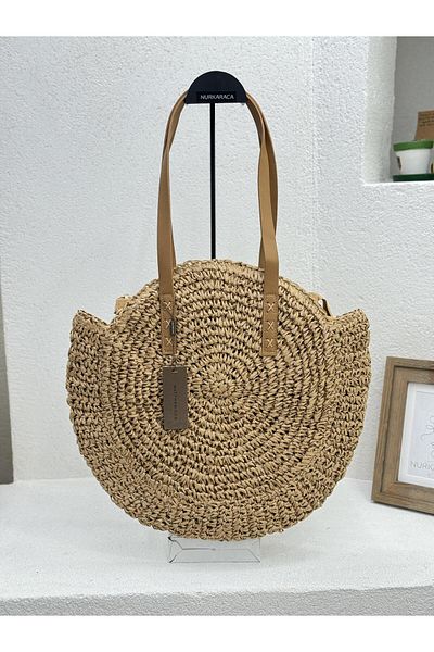 Matthew Cox Hsr1183 Model Straw Handle Women's Bag
