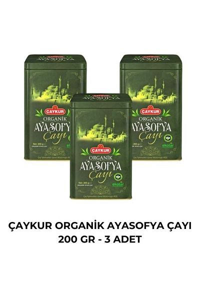 Çaykur Çaykur Organic Ayasofia Tea 200 Gr Tnk - 3 Pcs