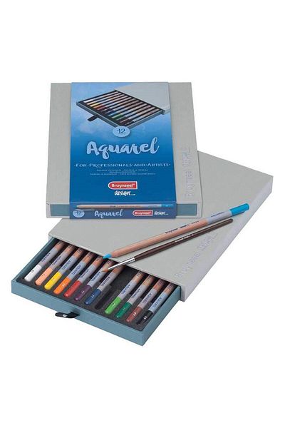 Bruynzeel Design Aquarell Watercolor Pen 12 Colors